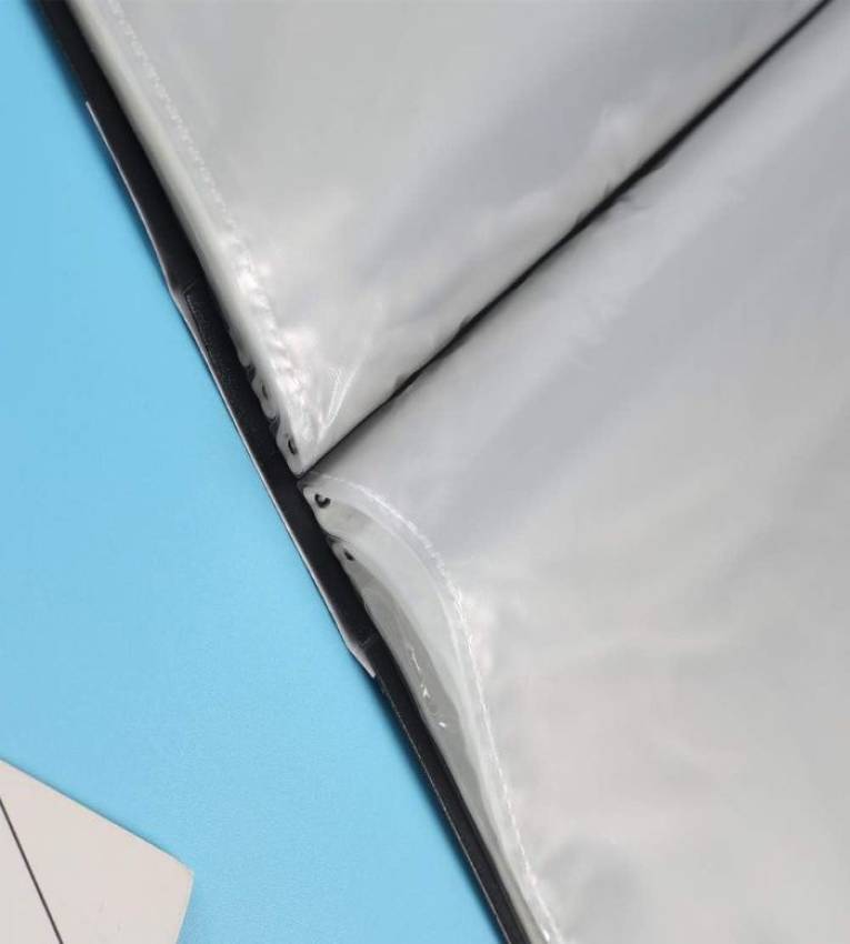 Porte-documents noir 100 pochettes A4 - Classeur de rangement avec couverture rigide | Organisation et Archivage Bureau